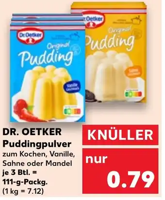 Kaufland DR. OETKER Puddingpulver Angebot