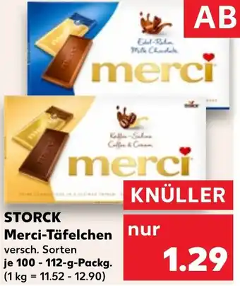 Kaufland STORCK Merci-Täfelchen Angebot