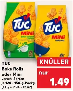 Kaufland TUC Bake Rolls oder Mini Angebot