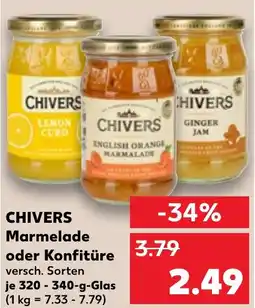 Kaufland CHIVERS Marmelade oder Konfitüre Angebot