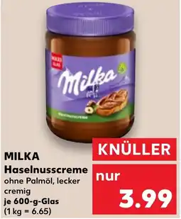 Kaufland MILKA Haselnusscreme Angebot