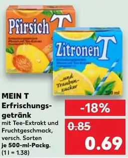 Kaufland MEIN T Erfrischungsgetränk Angebot