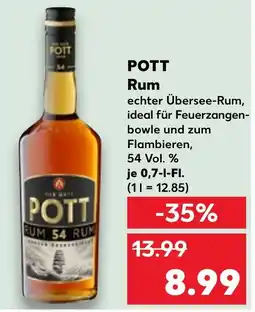 Kaufland POTT Rum Angebot