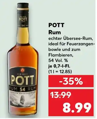 Kaufland POTT Rum Angebot