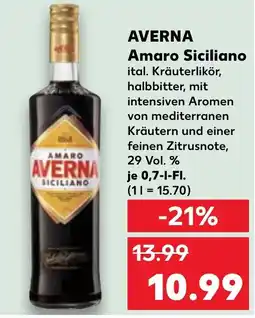 Kaufland AVERNA Amaro Siciliano Angebot