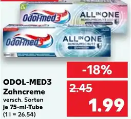 Kaufland ODOL-MED3 Zahncreme Angebot