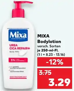 Kaufland MIXA Bodylotion Angebot