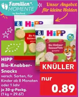 Kaufland HIPP Bio-Knabber Snacks Angebot