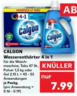 Kaufland Calgon Wasserenthärter 4 in 1 Angebot