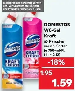 Kaufland DOMESTOS WC-Gel Kraft & Frische Angebot