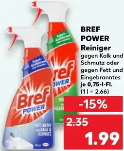Kaufland Bref POWER Reiniger Angebot