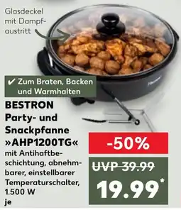 Kaufland BESTRON Party- und Snackpfanne AHP1200TG Angebot