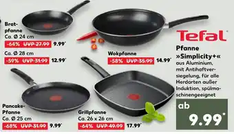 Kaufland Tefal Pfanne Simplicity+ Angebot