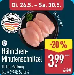 Aldi Nord Hähnchen Minutenschnitzel Angebot
