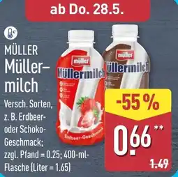 Aldi Nord MÜLLER Müllermilch Angebot