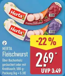 Aldi Nord Herta fleischwurst Angebot