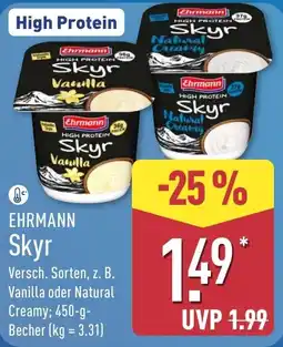 Aldi Nord Ehrmann skyr Angebot