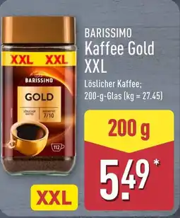 Aldi Nord BARISSIMO Kaffee Gold XXL Angebot