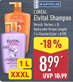 Aldi Nord L'ORÉAL Elvital Shampoo Angebot