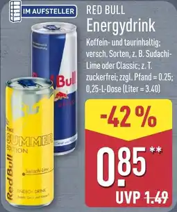 Aldi Nord RED BULL Energydrink Angebot