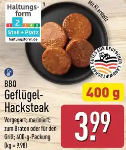 Aldi Nord BBQ Geflügel- Hacksteak Angebot