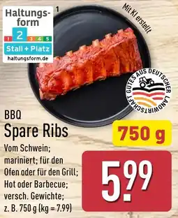 Aldi Nord BBQ Spare Ribs Angebot