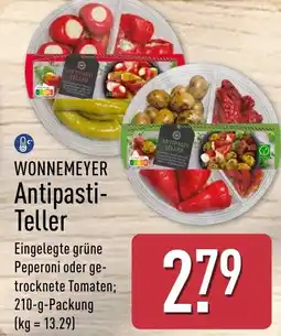 Aldi Nord WONNEMEYER Antipasti Teller Angebot