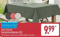 Aldi Nord HOME CREATION Gartentischdecke XXL Angebot