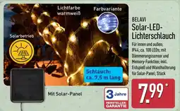 Aldi Nord BELAVI Solar-LED- Lichterschlauch Angebot
