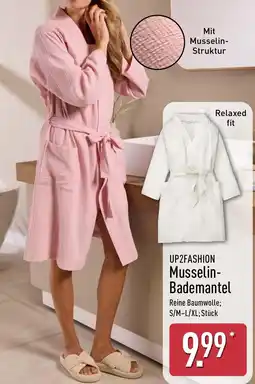 Aldi Nord UP2FASHION Musselin- Bademantel Angebot