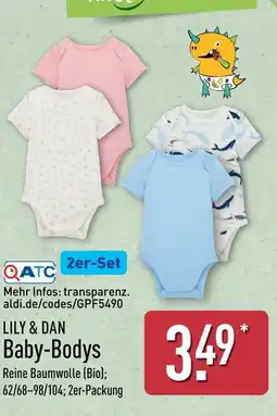 Aldi Nord LILY & DAN Baby-Bodys Angebot