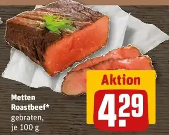 REWE Metten Roastbeef Angebot