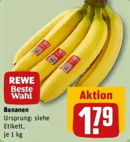 REWE REWE Beste Wahl Bananen Angebot