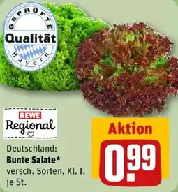 REWE REWE Regional Bunte Salate Angebot