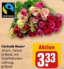 REWE Fairtrade Rosen Angebot