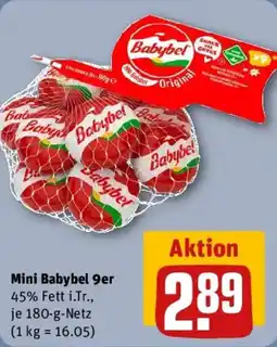 REWE Mini Babybel 9er Angebot