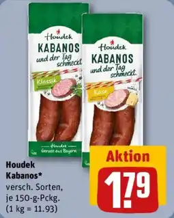 REWE Houdek Kabanos Angebot