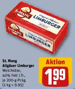REWE St. Mang Allgäuer Limburger Angebot