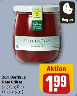 REWE Zum Dorfkrug Rote Grütze Angebot