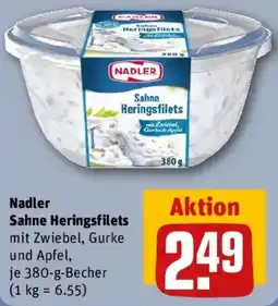 REWE Nadler Sahne Heringsfilets Angebot
