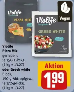 REWE Violife Pizza Mix oder Greek white Angebot