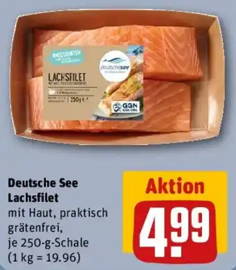 REWE Deutsche See Lachsfilet Angebot
