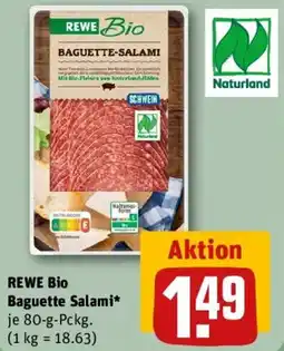 REWE REWE Bio Baguette Salami Angebot