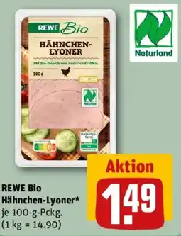 REWE REWE Bio Hähnchen-Lyoner Angebot