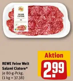 REWE REWE Feine Welt Salami Ciatore Angebot
