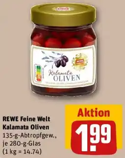 REWE REWE Feine Welt Kalamata Oliven Angebot