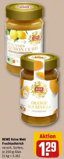 REWE REWE Feine Welt Fruchtaufstrich Angebot