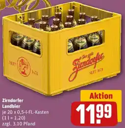 REWE Zirndorfer Landbier Angebot