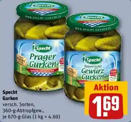 REWE Spech Gurken Angebot