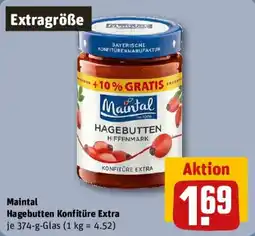 REWE Maintal Hagebutten Konfitüre Extra Angebot